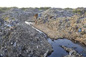 Evidence for Illegal dumping in Airoli